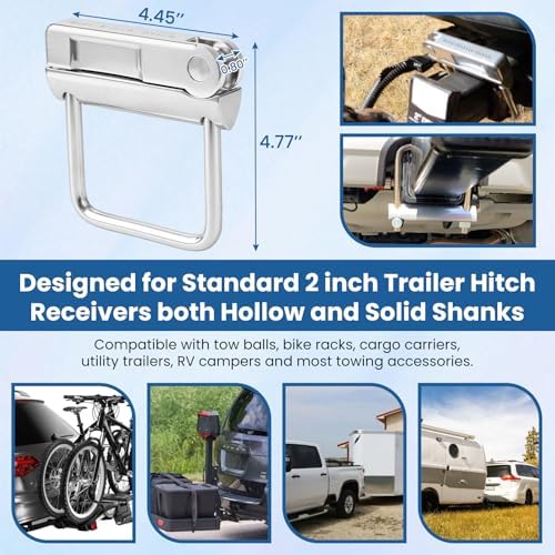 22325 Anti-Rattle Hitch Tightener Stabilizer Clamp - Image 2