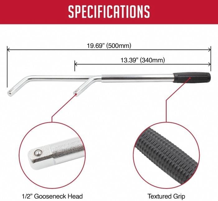 Wheel Accessories Parts Extendable Telescoping Lug Wrench Wheel Wrench - Image 4