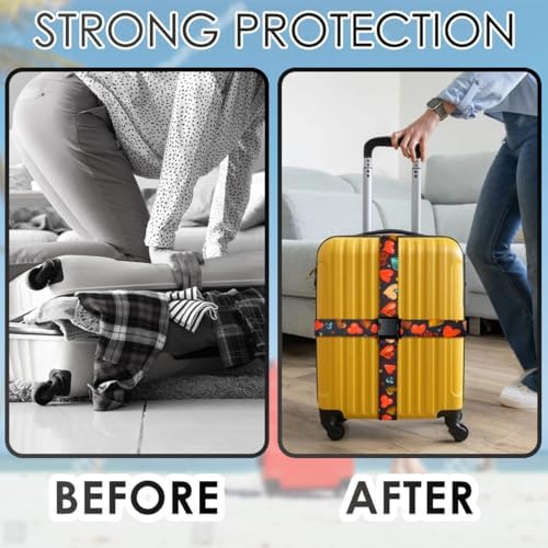 Gutsdoor Luggage Straps for Suitcases Adjustable Travel Belt, Connector Holds - Image 6