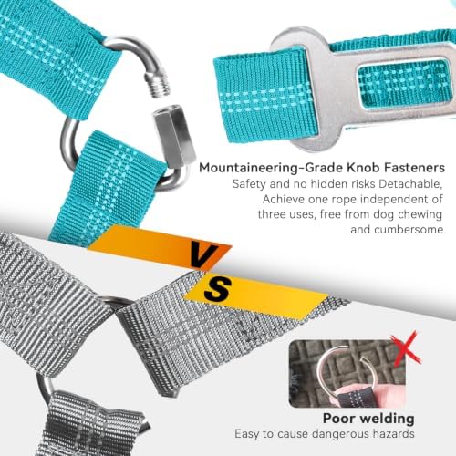 Dog Seat Belt, Durability Retractable Dog Car Harness Adjustable Dog Seat Belt - Image 6
