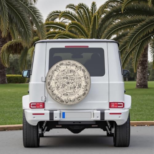 Farmhouse Cow Spare Tire Cover 15 Inch Vintage Chicken Wheel Tire Cover - Image 6