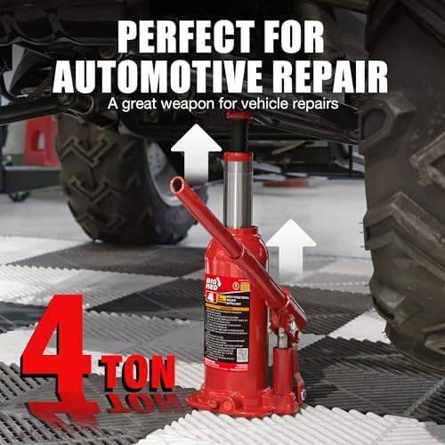 BIG RED 4 Ton Hydraulic Welded Bottle Jack - Image 5