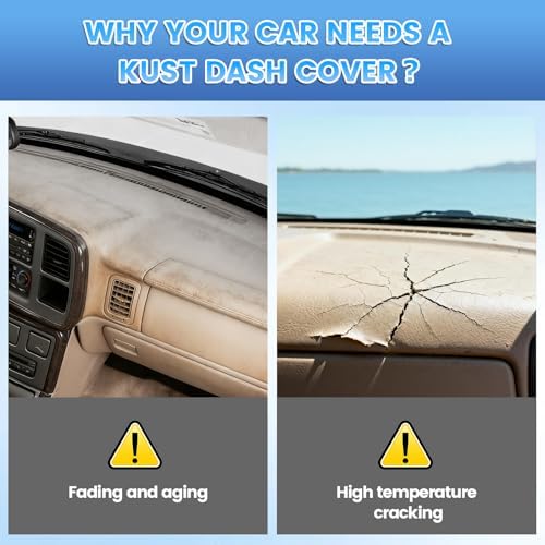 KUST Gray Dash Cover for Toyota Camry 2007-2011 【Speaker Holes were not - Image 5