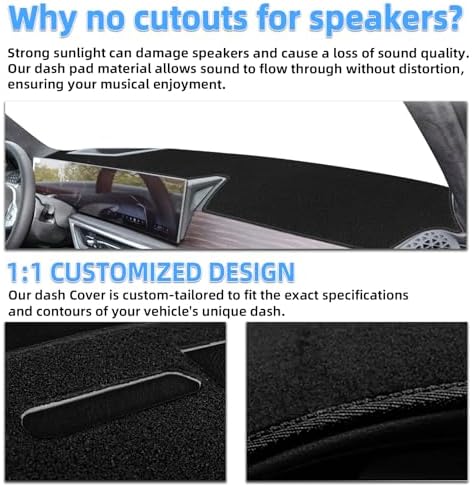 SKYLOTEC Dash Cover for Toyota Camry SE XSE LE Sport XV50 2012-2017 - Image 4