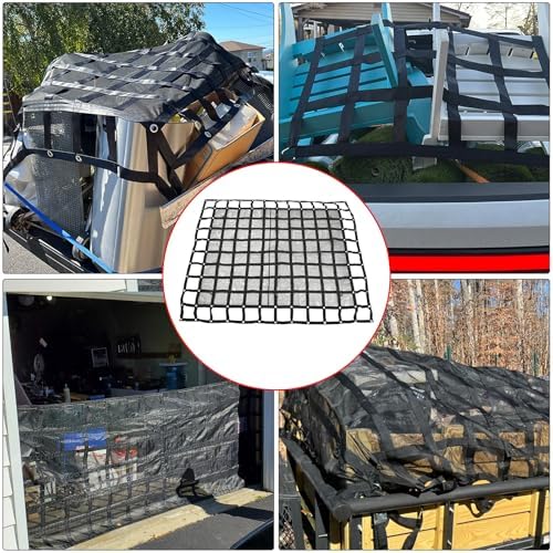 Heavy Duty 81" x 96" Truck Bed Cargo Net - Image 5
