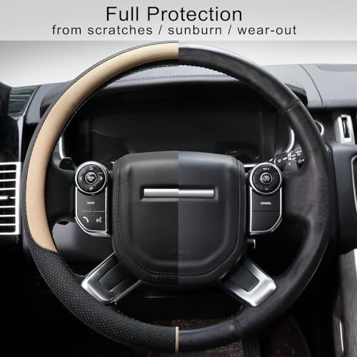 COFIT Breathable Car Steering Wheel Cover 16 inch Auto Universal Leather Wrap - Image 5
