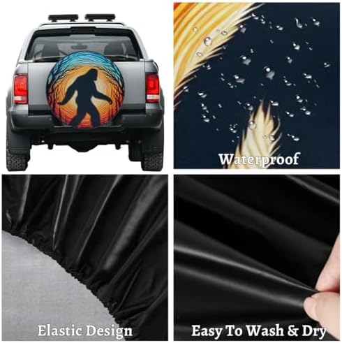 Rv Spare Tire Cover Wheel Bigfoot Galaxy Tire Covers Wheel Protectors Universal - Image 4