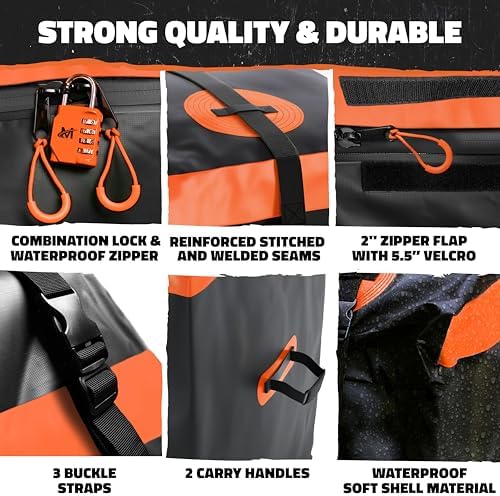 Mockins 16 Cu Ft All-Weather Vinyl Trailer Hitch Cargo Carrier Bag - Image 2