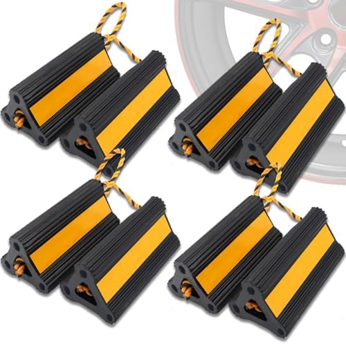 Vacallity Wheel Chocks for RV 8.2 in 4pair/8pack by Vacallity