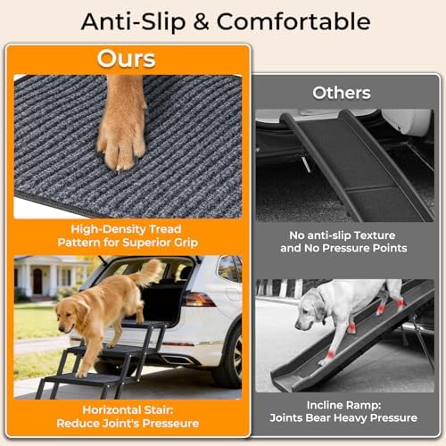 URPOWER Dog Stairs for Large Dogs Extra Wide 20" - Image 5