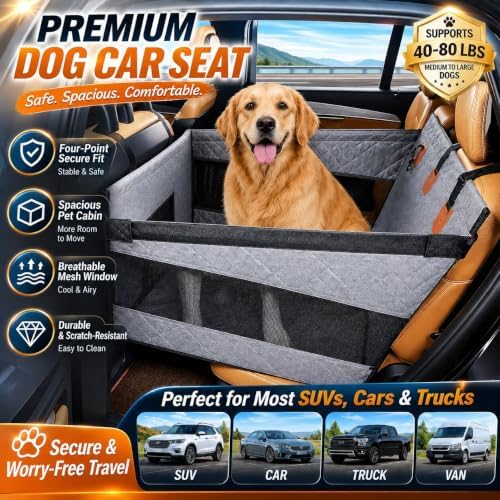 Large Dog Pet Car Seat Cover, Rear Seat Dog Cover, seat Cover/Waterproof/pet - Image 3