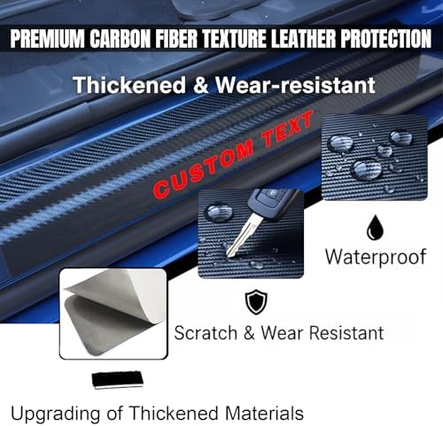 Car Door Sill Protectors for Ford F-250 F250 Super Duty Accessories, Thick - Image 3