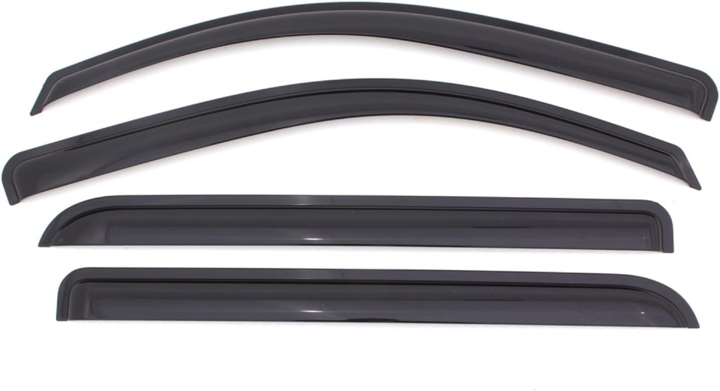 KPY Window Visor Compatible with Toyota Yaris Hatchback 2005-2010, 4PC Rain Guard Side Window Vent Deflectors Tape-On Mugen Style, 2005 2006 2007 2008 2009 2010