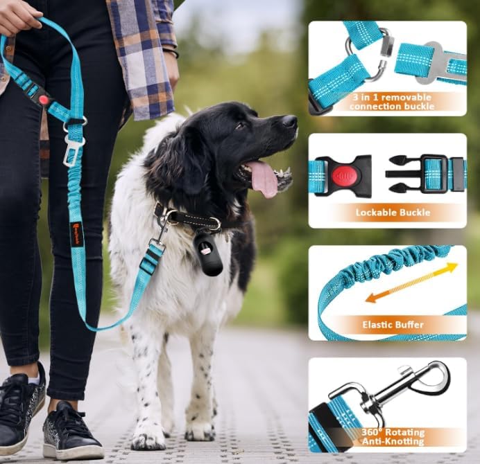 Laqibak Removable Dog Seat Belt Harness - Image 5