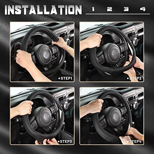 SEG Direct Car Steering Wheel Cover - Image 6