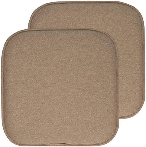 Sweet Home Collection Chair Cushion Memory Foam Pads Honeycomb Pattern Slip Non by SweetHomeCollection