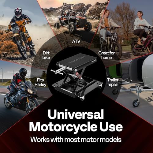 VIVOHOME 1100 Lbs Motorcycle Lift Jack - Image 5