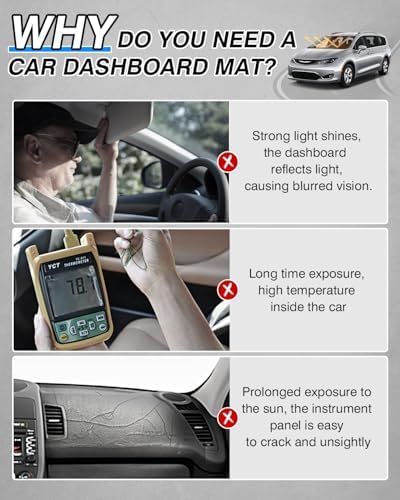 Cartist Dash Cover for Chrysler Pacifica Minivan 2017-2025 Dashboard Cover - Image 2