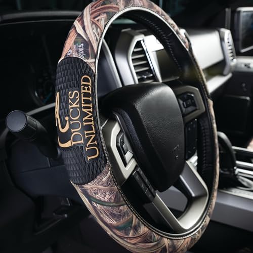 Ducks Unlimited Steering Wheel Covers, Universal Fit, Mossy Oak Shadow Grass - Image 4