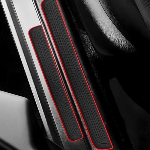 4 PCS Car Door Sill Protector, Anti-Scratch Automotive Threshold Protective - Image 6