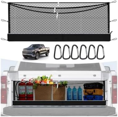 3-Layer Cargo Net for Chevrolet Silverado & GMC Sierra 2019-2026 Cargo Nets by MakeLifeBetter