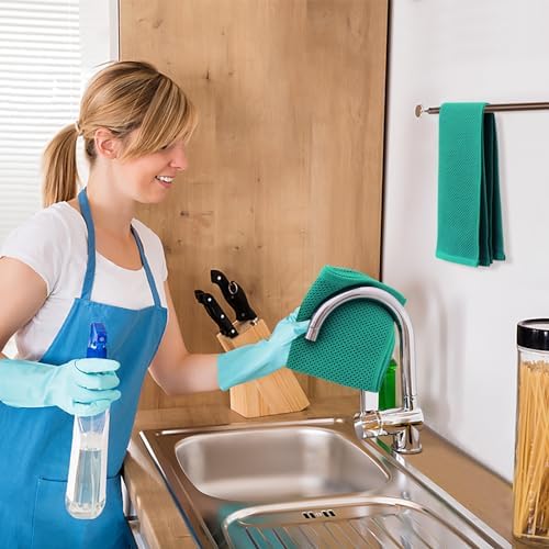 Kitinjoy 100% Cotton Waffle 8-Pack Kitchen Towels - Image 5