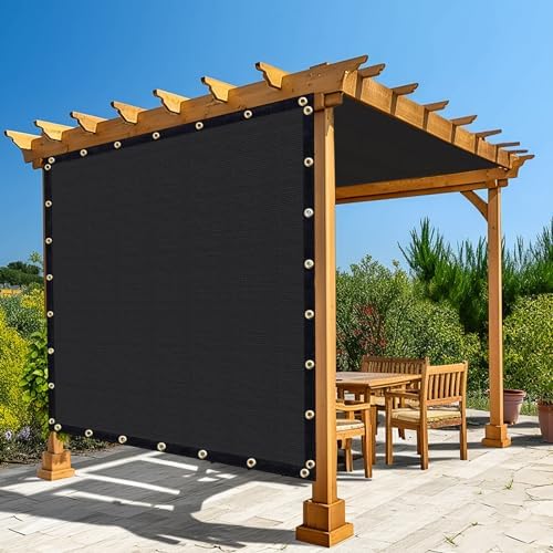 Amagenix 90% Shade Fabric 11'X 20' Black Sun Shade Cloth by Amagenix