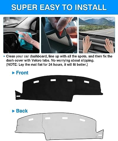 Autorder Dashboard Cover Mat for 1994-1997 Dodge Ram 1500 2500 3500 Accessories - Image 5