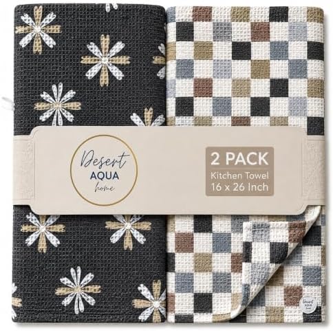 Kitchen Towels, Dish Towels for Kitchen by DesertAqua
