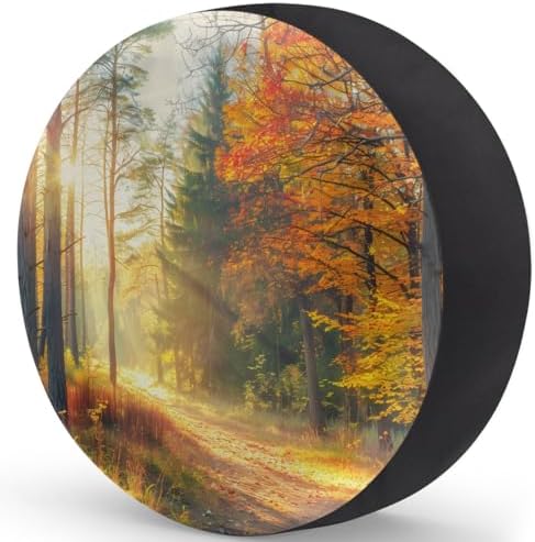 Autumn Spare Tire Cover 17in Spare Wheel Covers Tire Storage Cover - Image 2