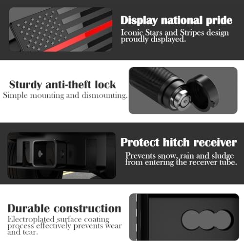 OGYE 2 Inch Trailer Hitch Cover - Image 3