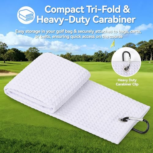 Mile High Life Golf Towel 16x24 inch, Upgraded Large Waffle Weave - Image 3