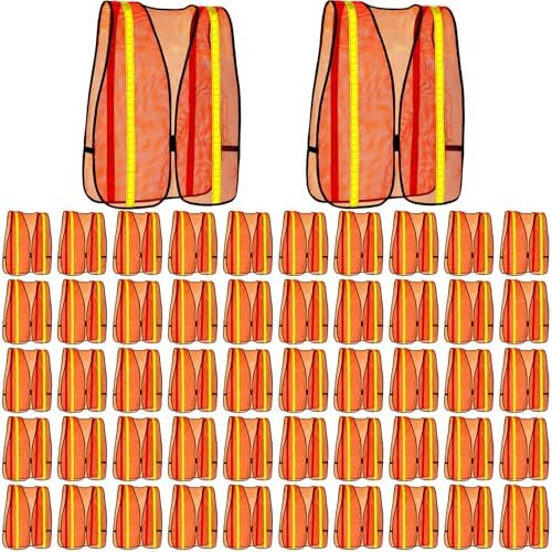 Haysandy 100 Pcs High Visibility Reflective Safety Vest by Haysandy