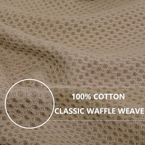 Homaxy 100% Cotton Waffle Weave Kitchen Dish Towels 8-Pack - Image 2