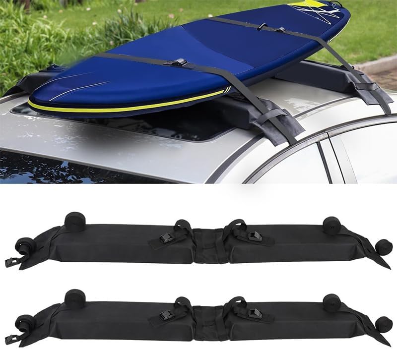 2 Pcs Soft Roof Rack Pads for Ford Fiesta Fusion Escort Focus Mondeo KUGA - Image 2
