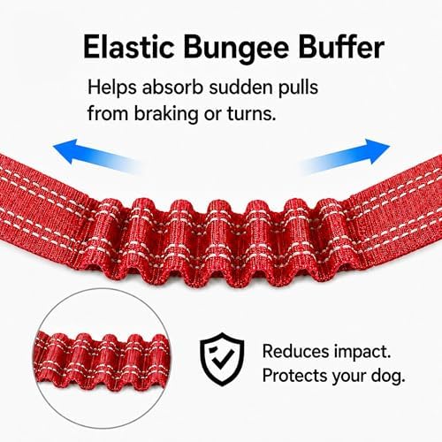 Dog Car Restraint Tether 2Pcs, Retractable Pet Travel Harness - Image 5