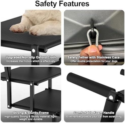 Extra Wide 20" Dog Stairs for Large Dogs, Dog Steps for Car 5 Steps - Image 5