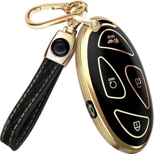 Lucrum Compatible with Hyundai Key Fob Cover & Keychain by Lucrum