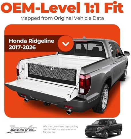 3-Layer Cargo Net for Honda Ridgeline 2017-2026, Zoned Storage Cargo Nets - Image 3
