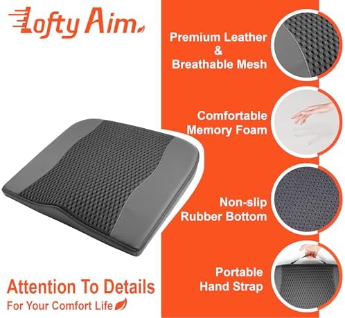 Lofty Aim Car Seat Cushion, Memory Foam Car Seat Cushions - Image 5