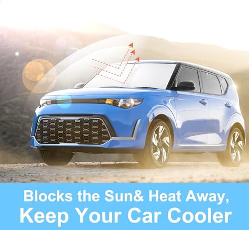 Windshield Sun Shade for 2020-2025 2026 Kia Soul Accessories - Image 6