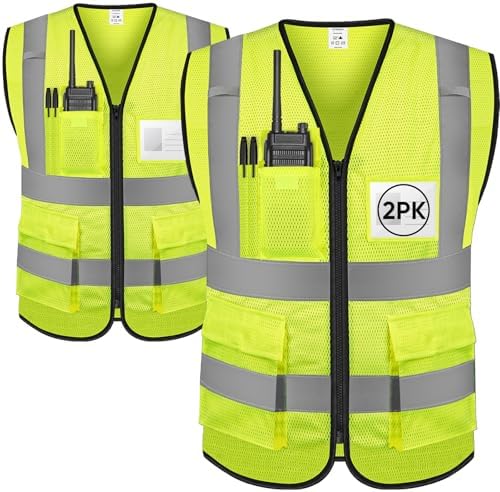 TICONN High Visibility Reflective Safety Vest by TICONN