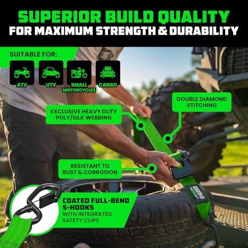Rhino USA Retractable Ratchet Straps - 2in x 10ft - Image 3