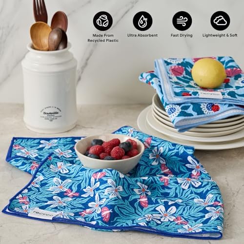 RECYCO Waffle Kitchen Towel Set of 2 - Image 3