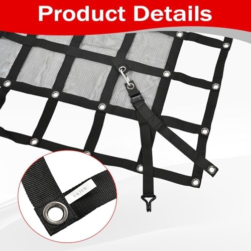 Heavy Duty 57" x 72"Truck Bed Cargo Net - Image 6