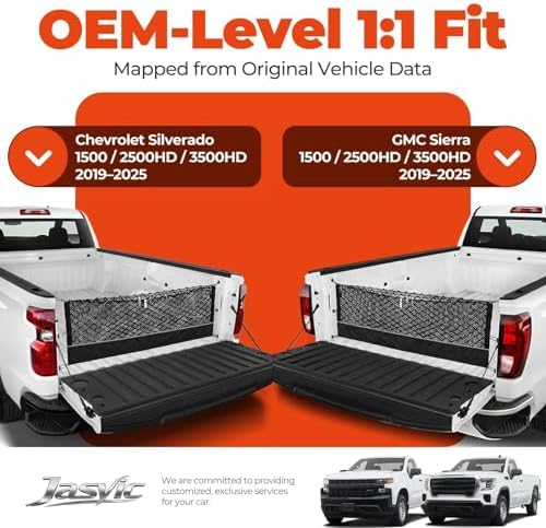 3-Layer Cargo Net for Chevrolet Silverado & GMC Sierra 2019-2026 Cargo Nets - Image 3