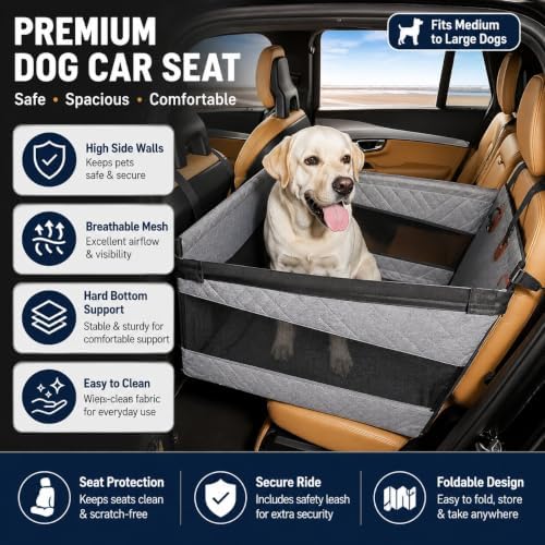 Large Dog Pet Car Seat Cover, Rear Seat Dog Cover, seat Cover/Waterproof/pet - Image 6