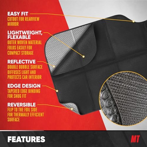 MotorTrend Accordion Windshield Sunshade - Image 6