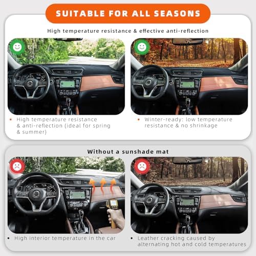 Dashboard Cover Dash Mat Fit for to-yota Sienna 2010-2004, Car Dash Board Mat - Image 7