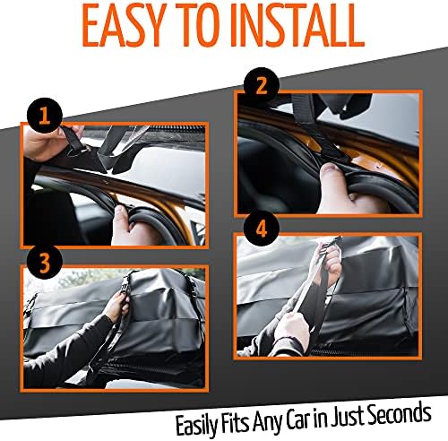 ZONETECH Car Roof Cargo Bag Water Resistant - Image 3